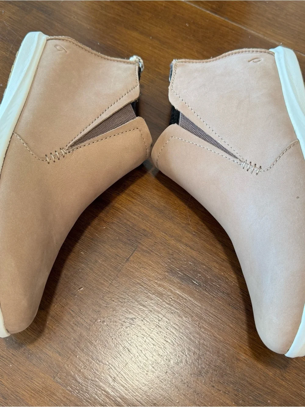 Olukai Hawai’iloa Manu Hope Leather Ankle Boots Women’s 8.5 Brown